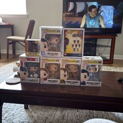 7 Funko Pops The Office, John Cena, Black Panther