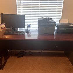 Office Table And Printer