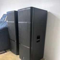  Pair Electro-Voice ELX215 Dual 15" Two-Way Passive Loudspeaker