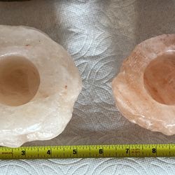 Himalayan Salt Candle Holders