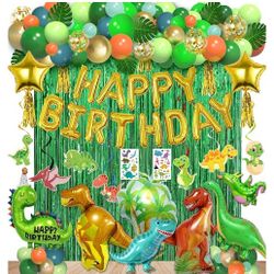 Dinosaur Birthday Party Kit Balloons NEW 