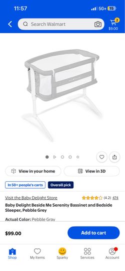 BABY DELIGHT BEDSIDE BASSINET