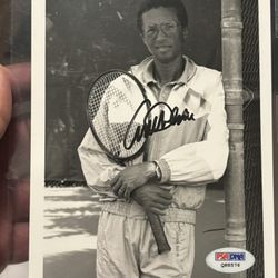 Arthur Ash Autograph 