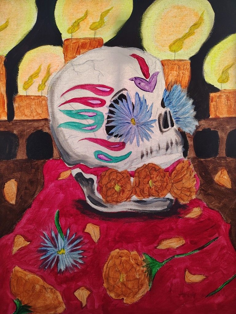 Skull 2 Painting