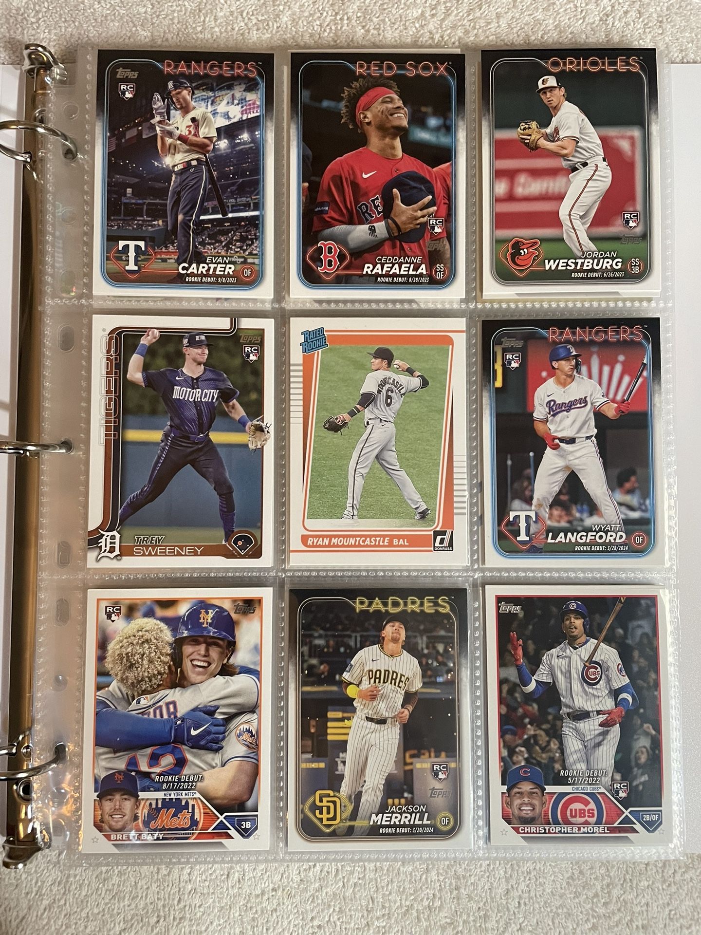 99 Baseball Rookie Cards