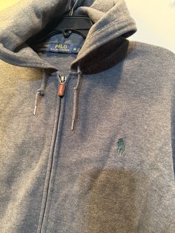 Polo Ralph Lauren knit hooded jacket men’s size medium