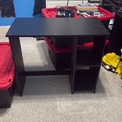 Mainstays Writing Desk, True Black Oak Finish