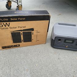 Ecoflow River 2-256w with solar panel 45w