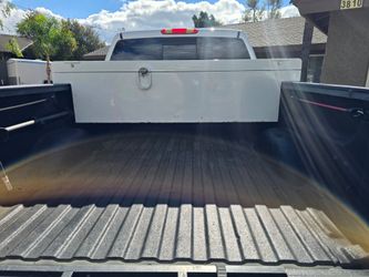 Truck Bed Toolbox White Steel