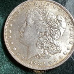 1883 Morgan Silver Dollar-0 Mint-estate Sale
