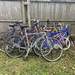 🚲💥 LOT OF 7 BICYCLES – $100 FOR EVERYTHING (READ ENTIRE LISTING BEFORE MESSAGING) 💥🚲