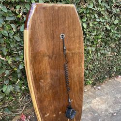 Handcrafted Wood Bodyboard, Hollow Boogie Board