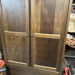 Used Shaker Solid Wood Armoire