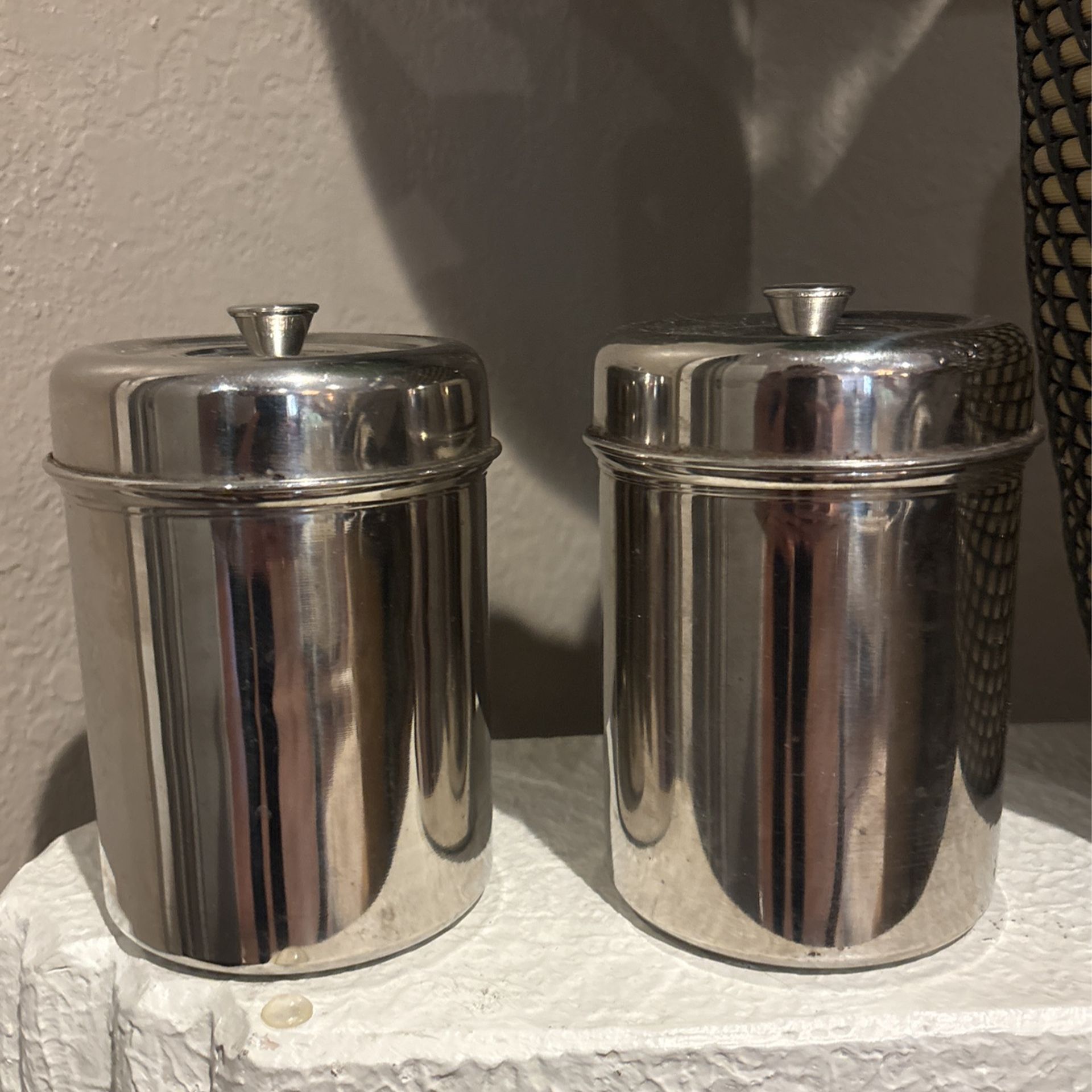 Vintage Metal Storage Canisters