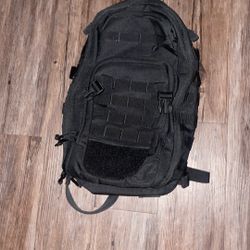 Black Tactical Backpack