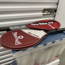 2 Tennis Racquets With Covers
