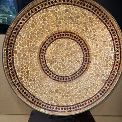 Mosaic Decorative Plate on Stand