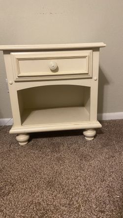Dover White Night Stand And Dresser ONLY
