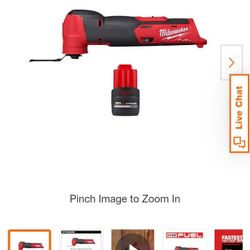 Milwaukee 12Volt Fuel Oscillating Tool