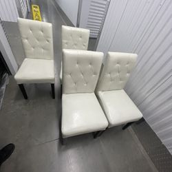 White Chairs In Great Condition 