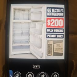 GE 18.2 CU. FT. TOP-FREEZER REFRIGERATOR — $200 OBO