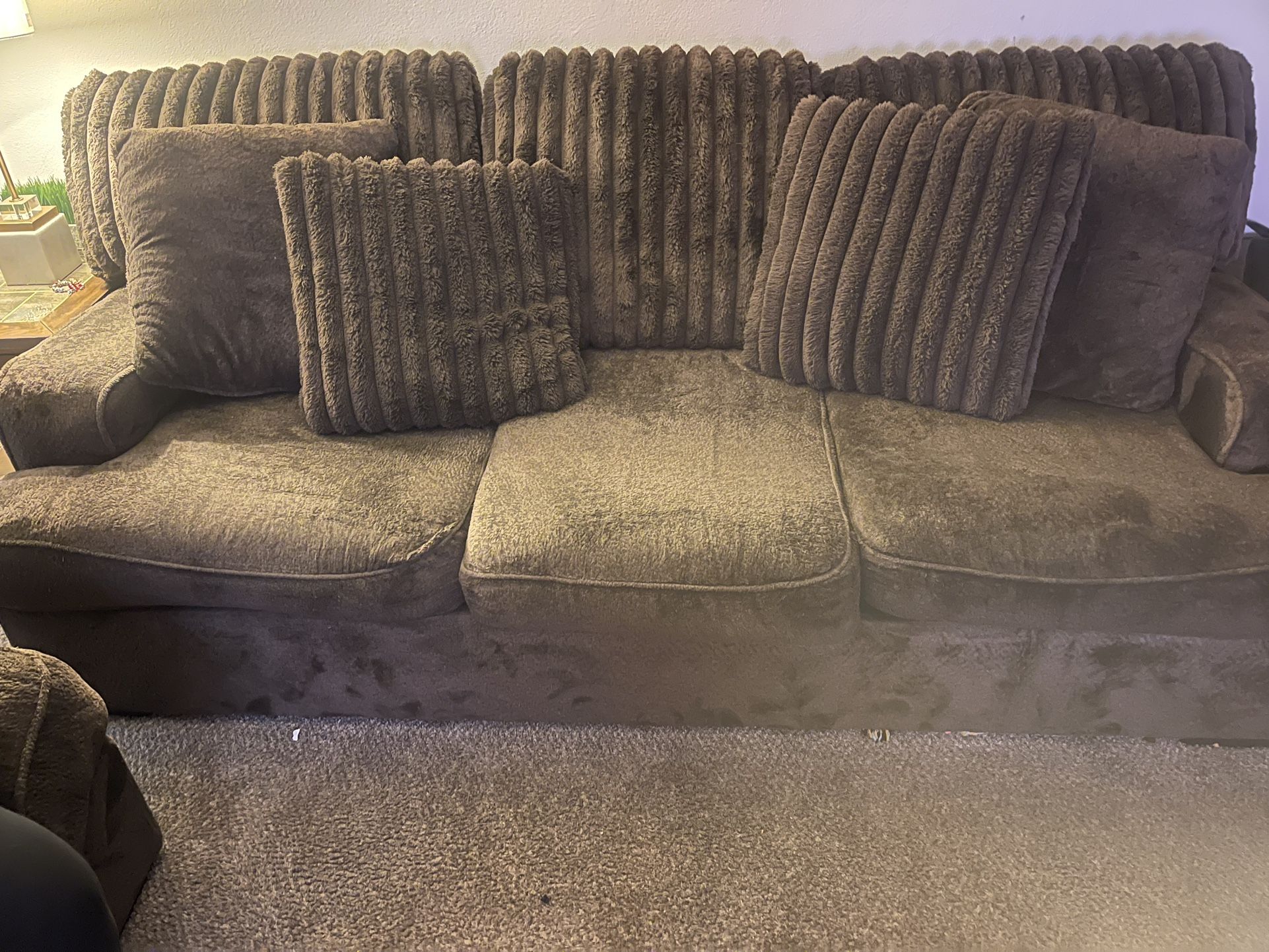 Ashley couch and loveseat