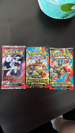 Pokémon TCG booster packs : Mega Evolution and Destined Rivals