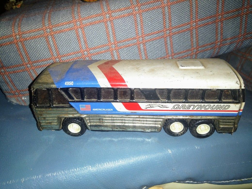 Greyhound Bus Toy In Good Shape Vintage $40