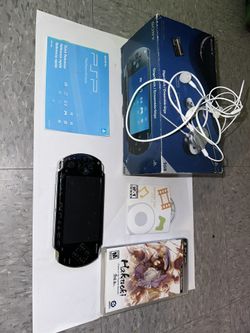Psp 1001 W/ Box And Game 