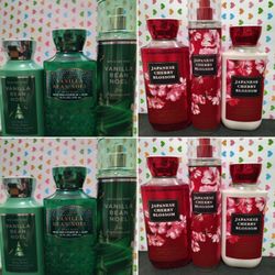 Bath & Body Works Three-piece Sets $24 Each 