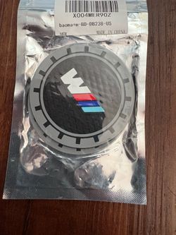 BMW cup holder coaster