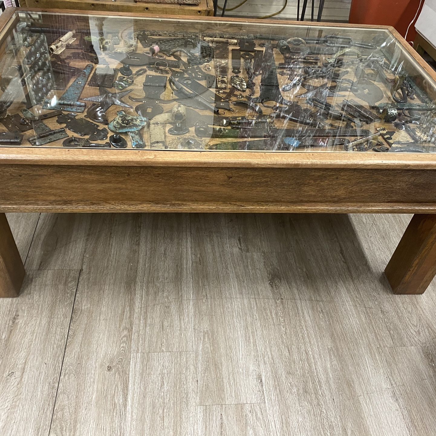 Shadow Box Unique Solid Wood Coffee Table