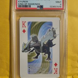 2012 Pokemon Black 2 P/C Kyurem King Of Diamonds PSA 9