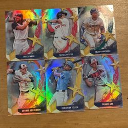 2025 TOPPS LOT OF 13 STARS OF LEAGUE BASEBALL CARDS