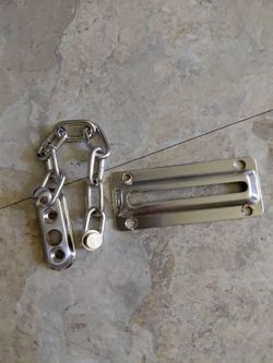 Chapa de cadena para puerta