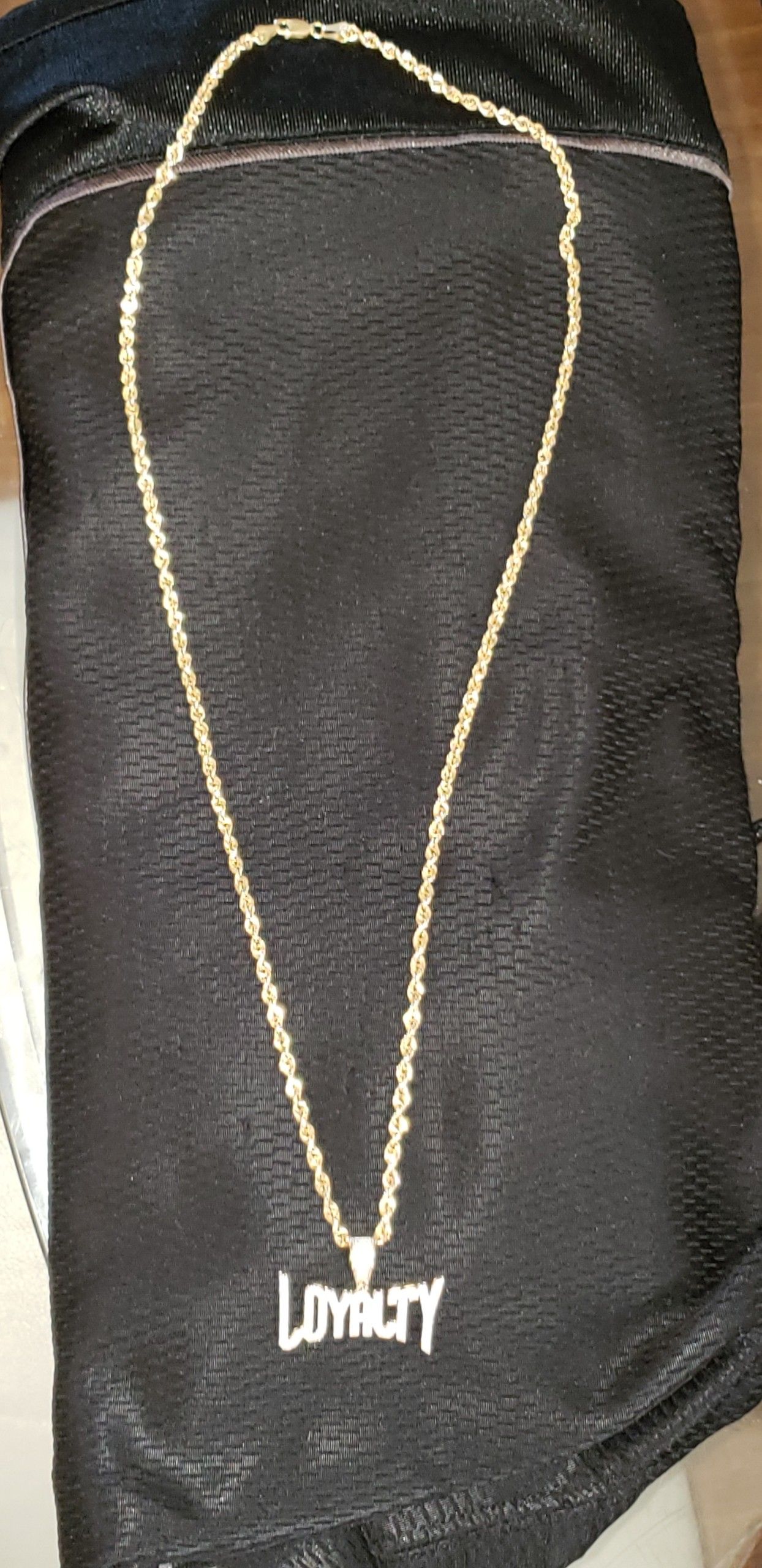 10k gold custom real diamond chain