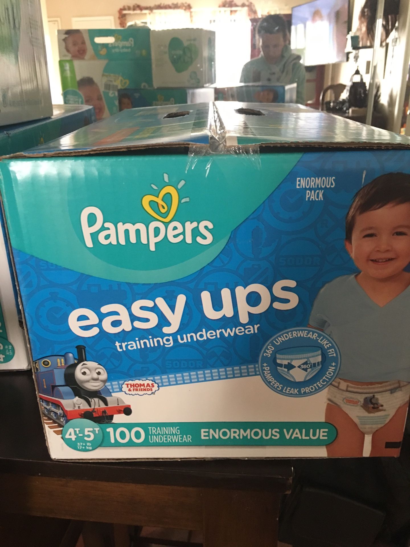 Pampers pull ups size 4/5 and 6 packs of wipes