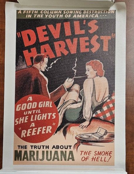 Reefer Madness Canvas Poster Print