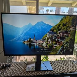 49 inch LG UHD 4K smart TV with stand