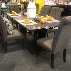 7 Pc Dining Table Set Brand New In Box