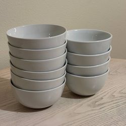 Bowls 5 inches white