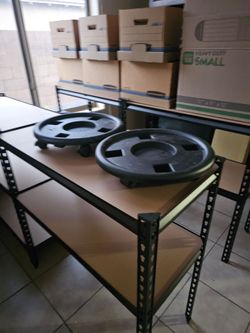 Rolling plant dollies