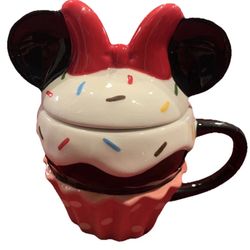 DISNEY MINNIE MOUSE PINK CUPCAKE MUG