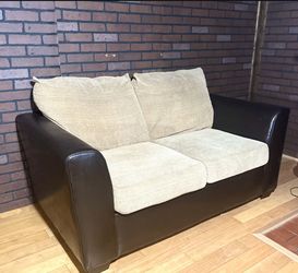 Love seat, Leather Sofa 