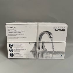 Kohler 4” Centerset Bathroom Faucet In Chrome