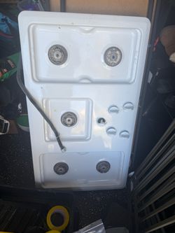 Microwave and gas cooktop