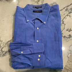 Men’s Tommy Hilfiger Button Down Dress Shirt 18  34/35