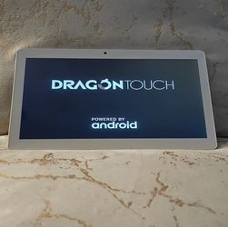 Dragon Touch NotePad K10 White Quad-Core 2GB RAM 16GB Storage Wi-Fi Tablet Fast