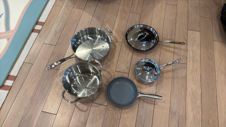 Pot and pan set 5 pieces