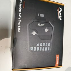 Digital RV Lock, Black Electronic Keypad Entry System with Numeric Keypad, Security Door Handle for Recreational Vehicles and Campers